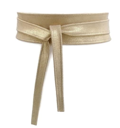Glitter Gold Suede