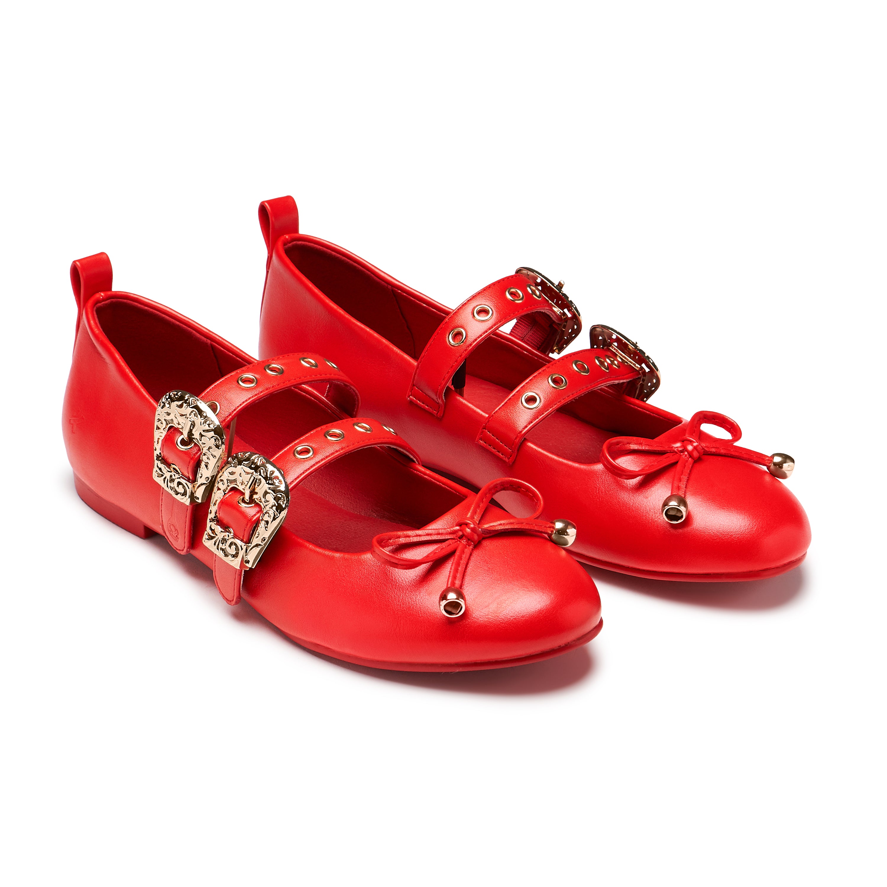 Song Of Rest Bard Flats Red - Comfortable & Stylish Women's Flats for Casual Wear, Work & Travel