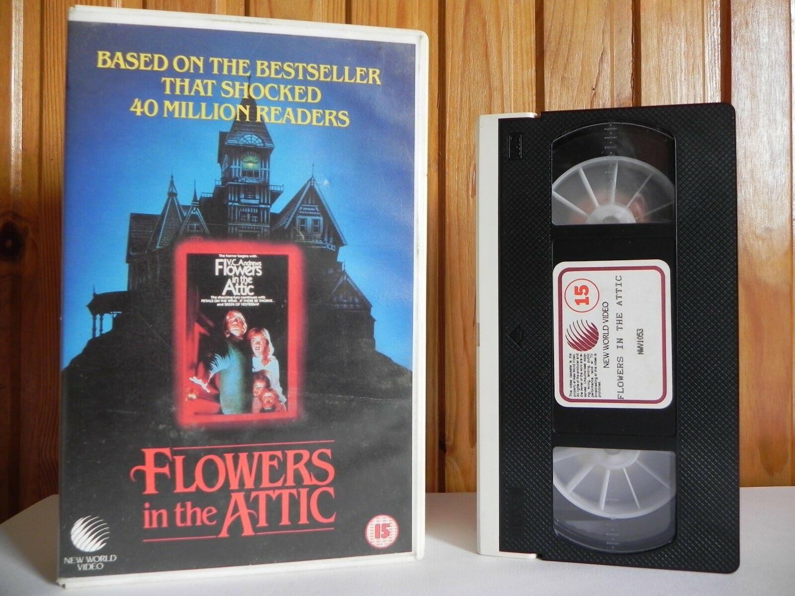 Flowers in the Attic VHS - Classic Gothic Horror Movie - Perfect for Vintage Film Collectors & 80s Nostalgia Lovers - Great for Movie Nights & Halloween Parties