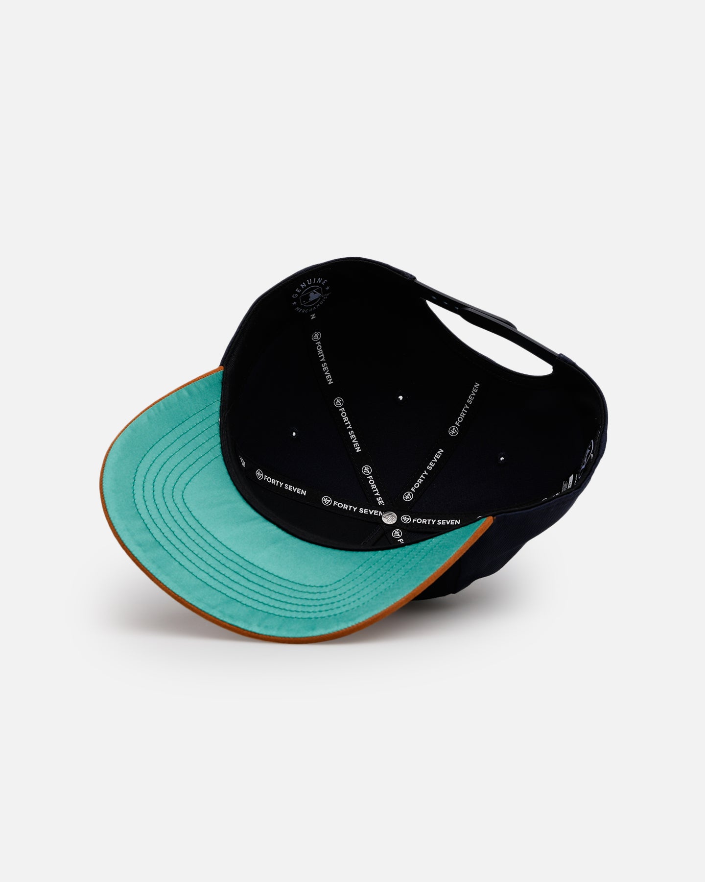47 Brand Atlanta Braves 'Diamond' 47 Offside Snapback Navy Hat - Official MLB Baseball Cap for Men & Women - Perfect for Games, Streetwear & Casual Outfits