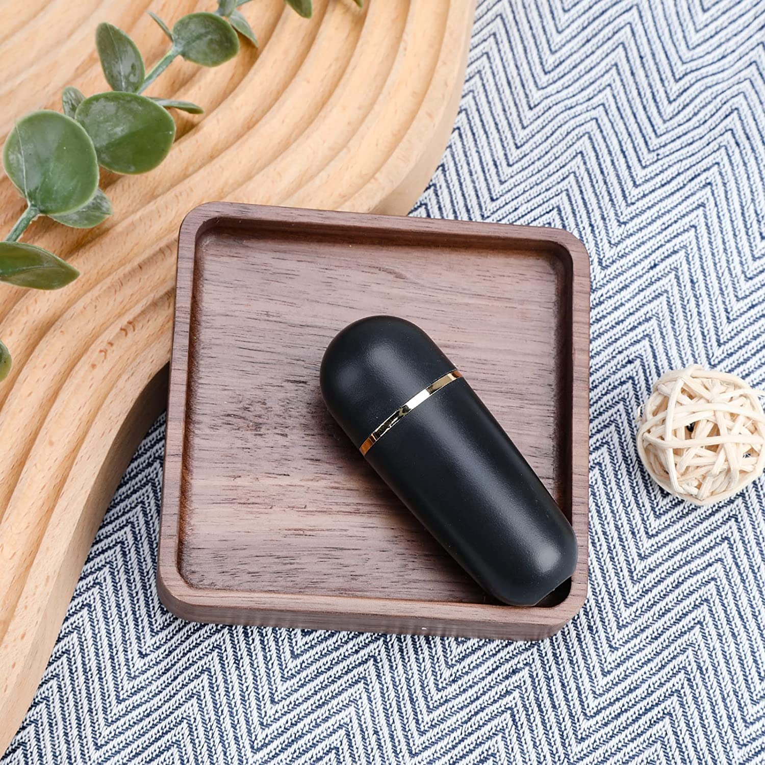 Absant Volcanic Oil Absorbing Roller - Black Facial Oil Control Stick for Oily Skin | Portable Massage Roller Tool for Face Care | Perfect for Travel, Gym & Daily Skincare Routine