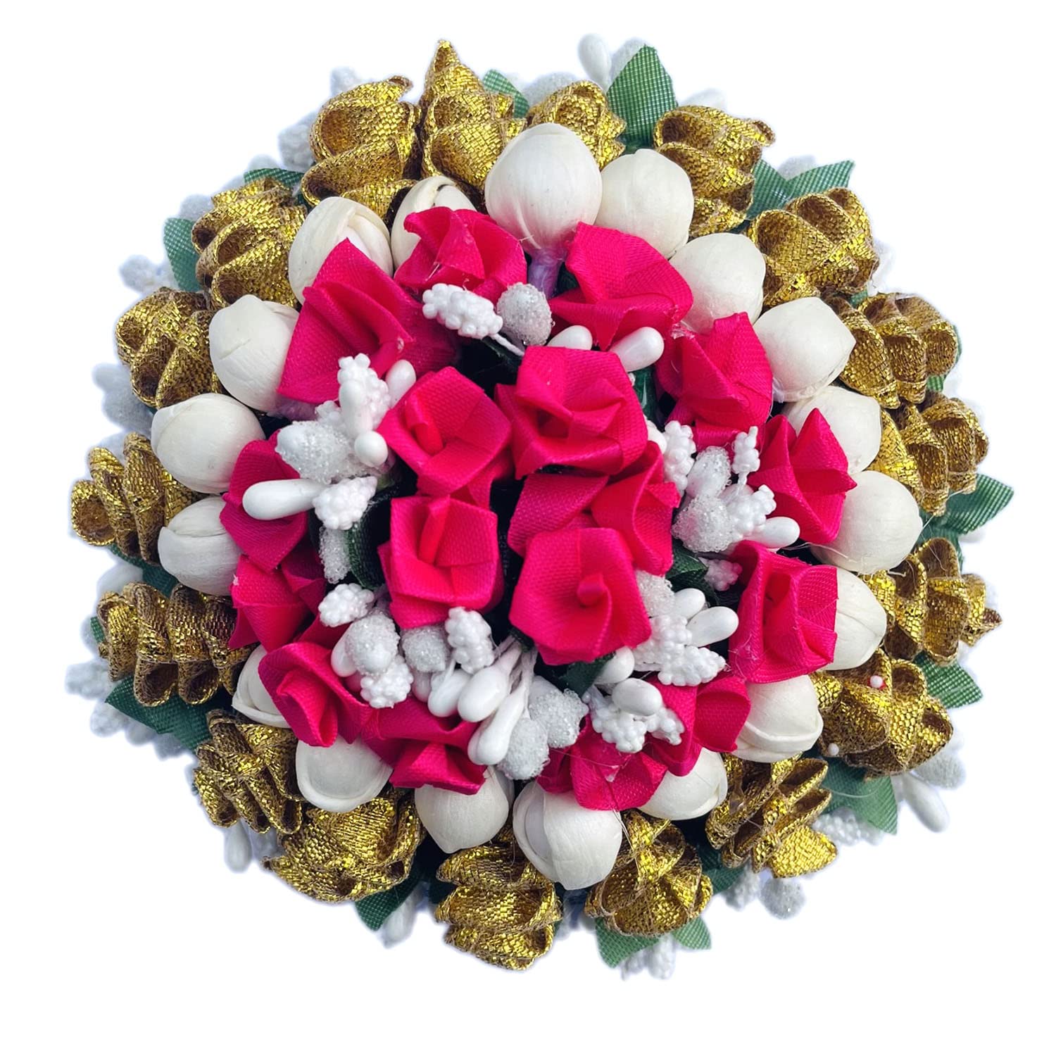 GuruEmbellish Elegant Artificial Flower Juda & Gajra Hair Accessories for Women & Girls - Perfect for Weddings, Parties & Festive Occasions