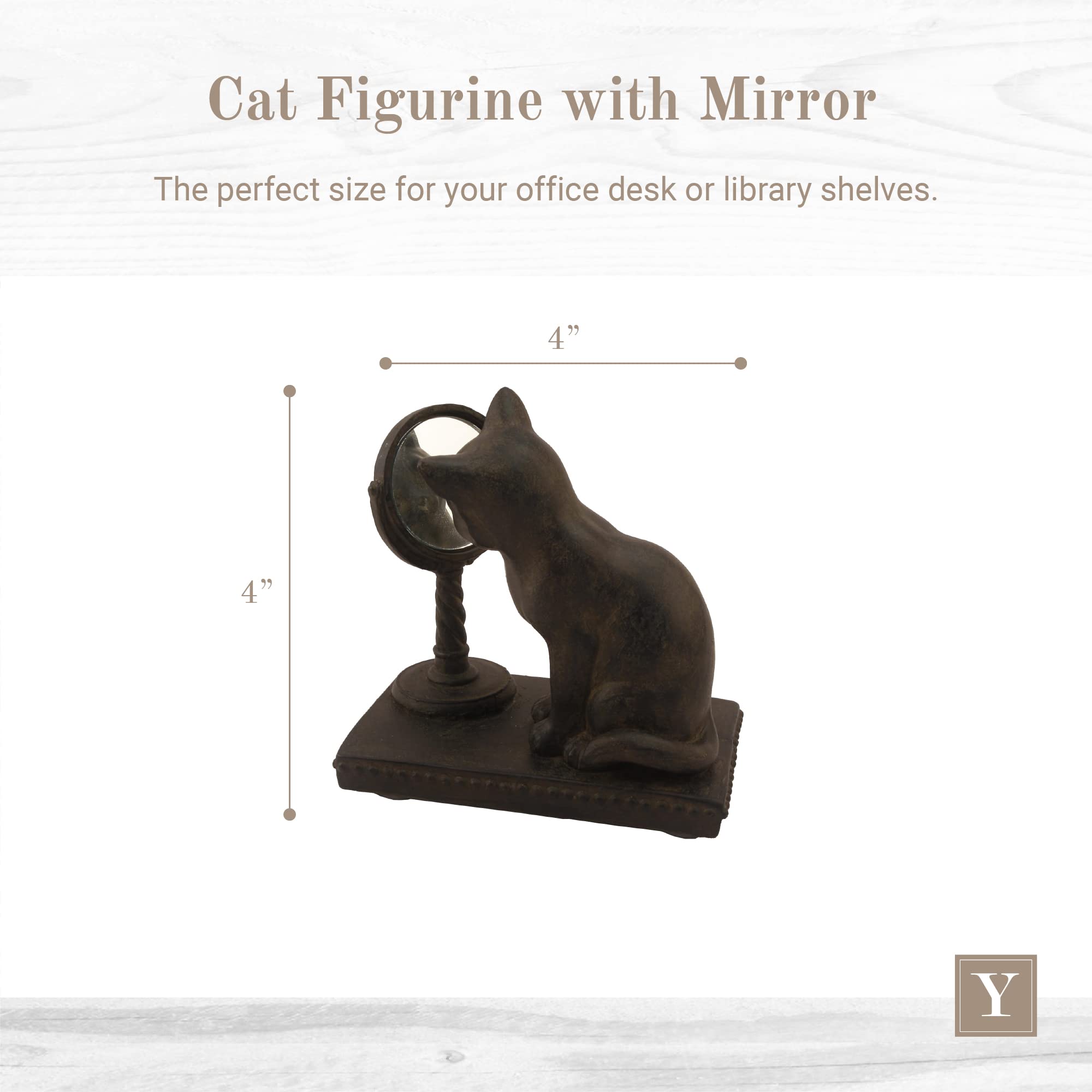 Young's Inc. Cat Figurine - 4