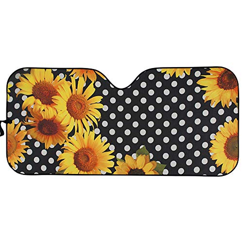 Sunflower and Polka Dots