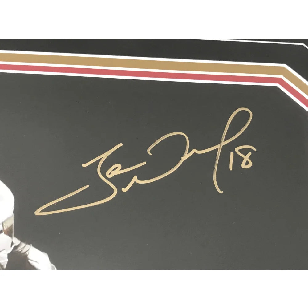 Marc Andre Fleury & James Neal Dual Signed Vegas Golden Knights Framed 16x20 Photo with COA - Perfect for Hockey Fans, Sports Memorabilia Collectors, and Man Cave Decor