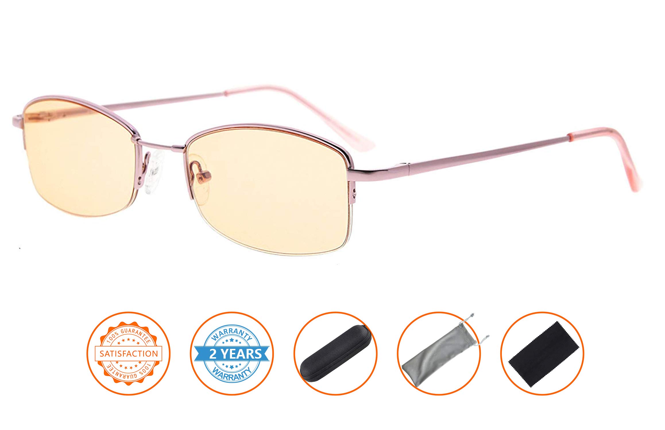 CessBlu Blue Light Blocking Glasses for Women - Anti UV Computer Glasses with Bendable Bridge - Reduce Eye Strain for Work, Gaming & Reading