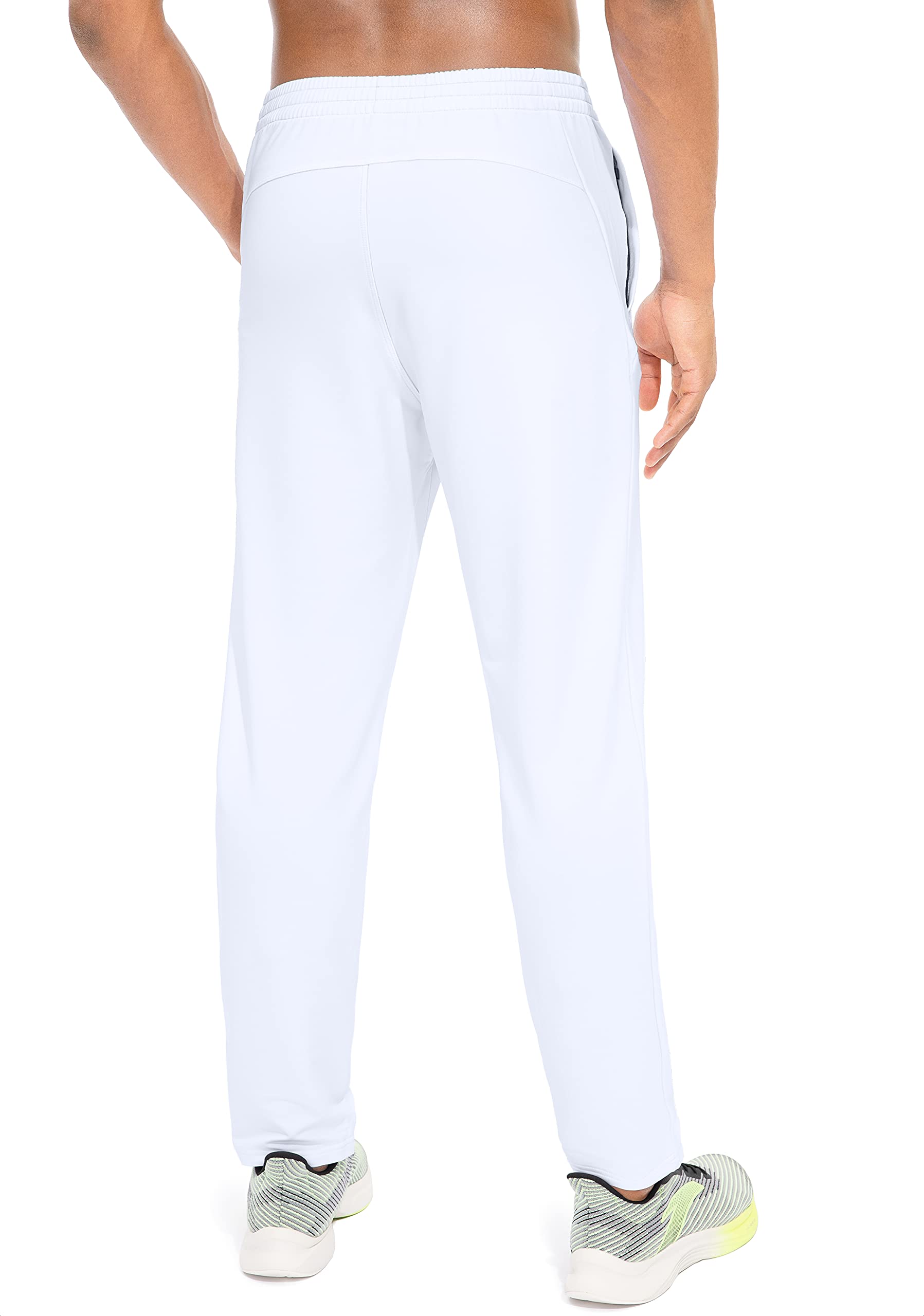Men's Slim Fit Tapered Sweatpants with Zipper Pockets - Athletic Track Pants for Running, Gym Workouts & Exercise | Comfortable Casual Joggers for Training, Lounge & Everyday Wear