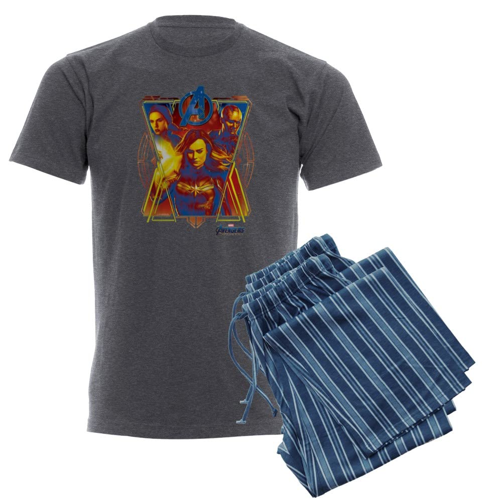 Avengers Endgame Men's Pajamas - Marvel Superhero Sleepwear for Fans | Comfortable Lounge & Sleepwear for Movie Nights