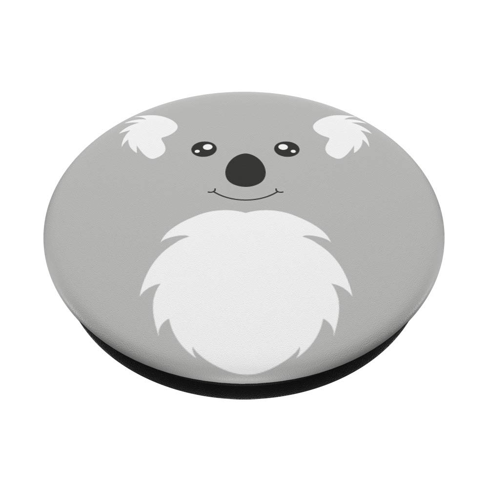 Adorable Koala Bear Face Design | Australia Animal PopSockets PopGrip - Swappable Phone Grip for iPhone, Samsung & Tablets - Perfect for Travel, Work & Everyday Use