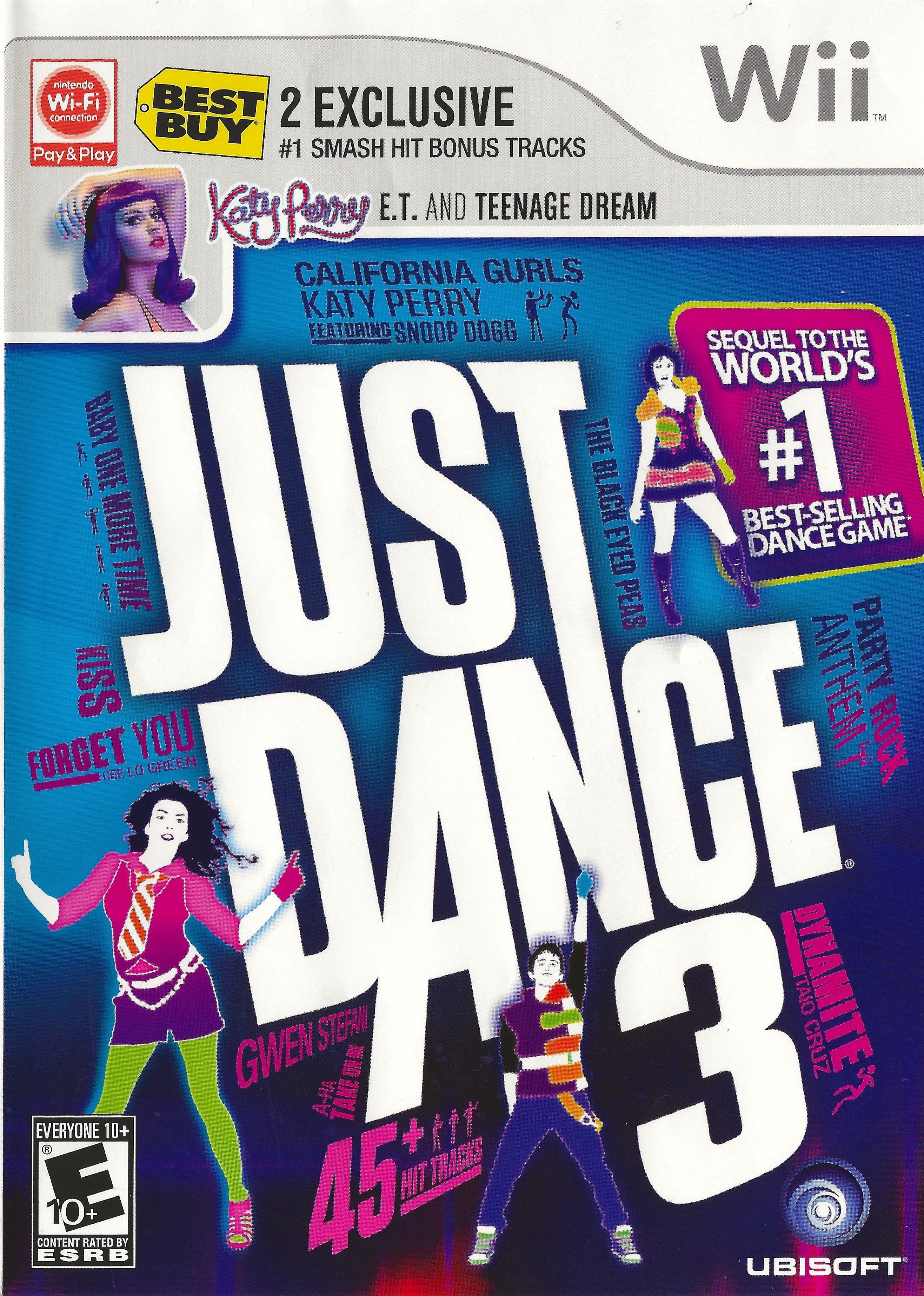 Used Just Dance 3 Wii Video Game - Compatible with Nintendo Wii Console - Fun Family Dance Party Game for Kids & Adults