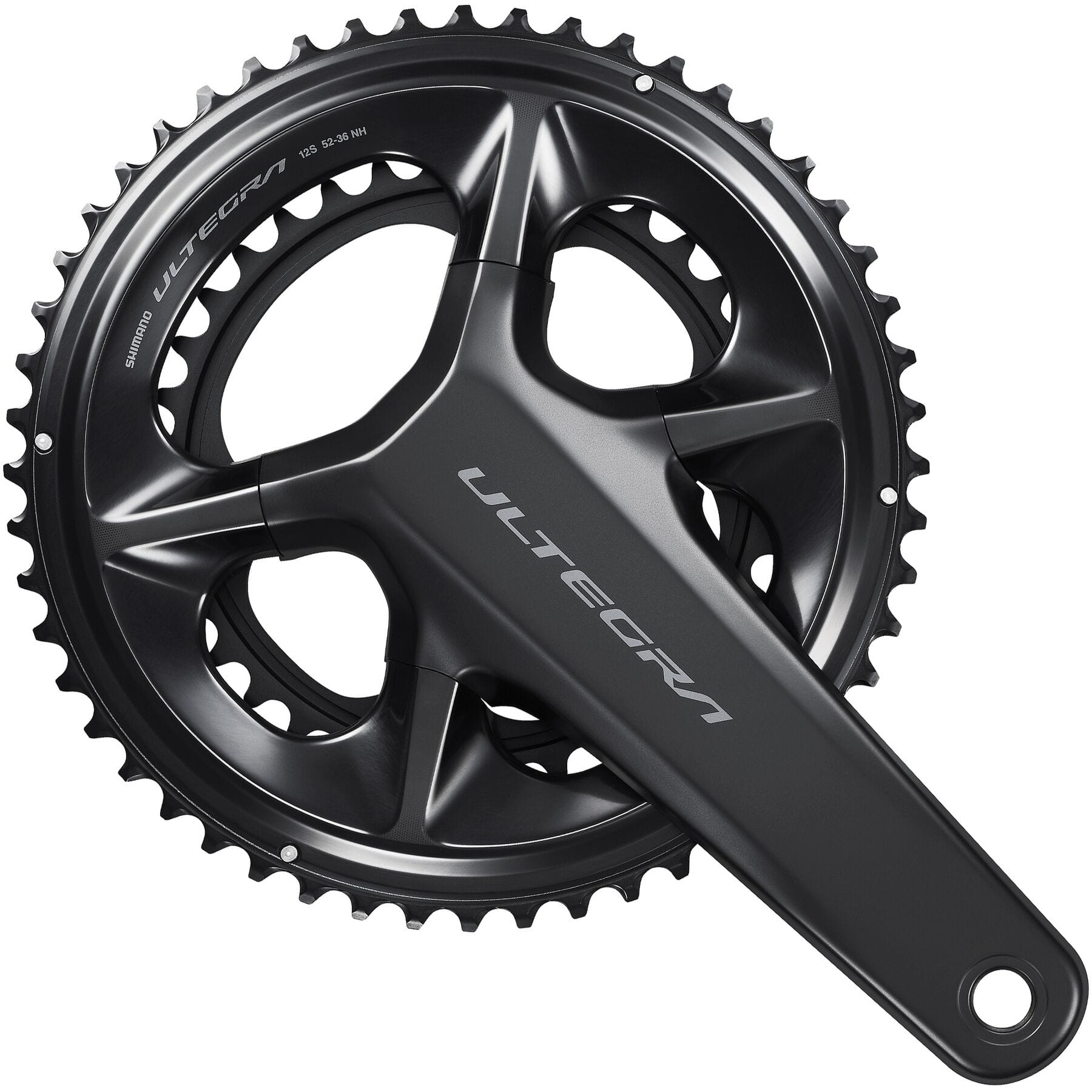 Shimano FC-R8100 Ultegra 12-Speed Double Chainset - High-Performance Road Bike Crankset for Competitive Cycling & Endurance Rides