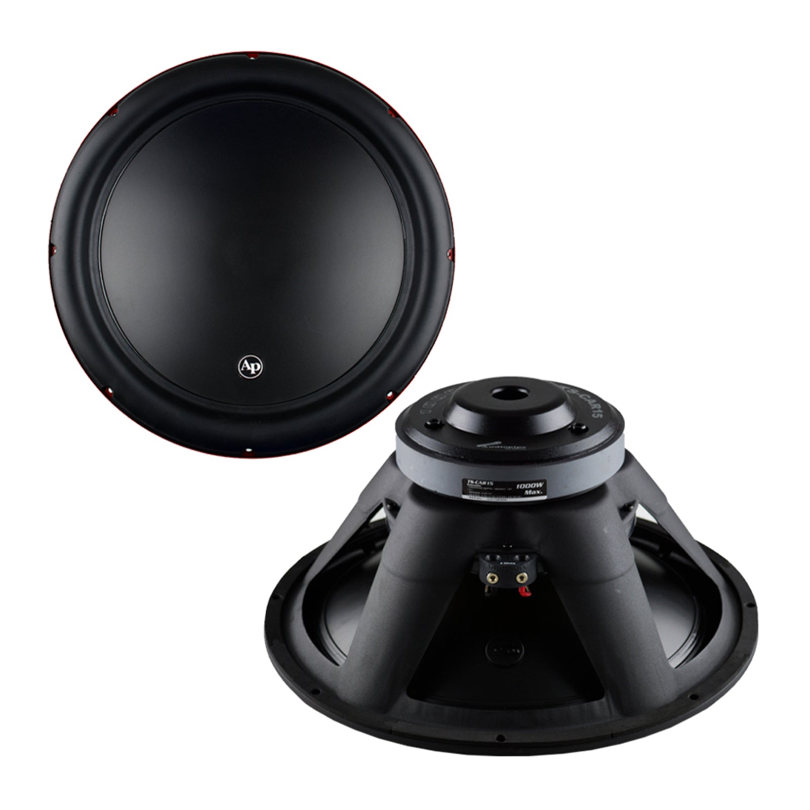 TS CAR15 High-Performance Car Subwoofer - Deep Bass Audio for Enhanced Music & Movie Experience - Perfect for Cars, Trucks & SUVs