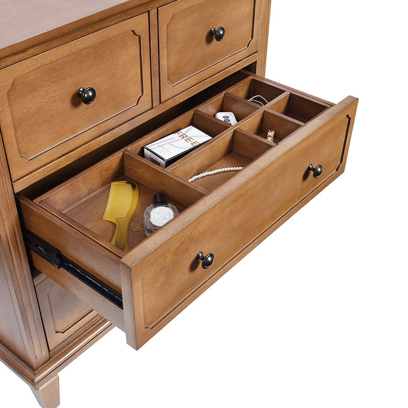 Isidro Accent Chest of Drawers with USB Charging Station - Modern Bedroom Dresser with 3 Drawers & Built-in Power Outlets - Perfect for Bedside Storage & Device Charging in Home, Office or Dorm Room