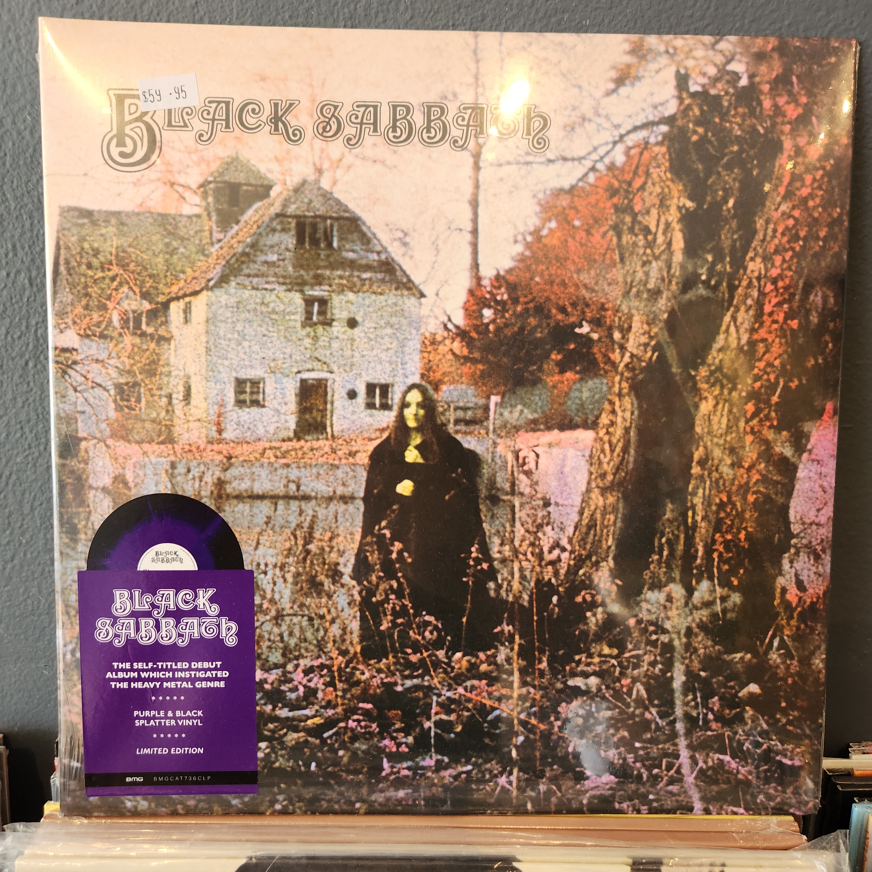Black Sabbath - Black Sabbath Colored Vinyl LP | Limited Edition Heavy Metal Record for Music Collectors & Vinyl Enthusiasts | Perfect for Home Listening & Gifts
