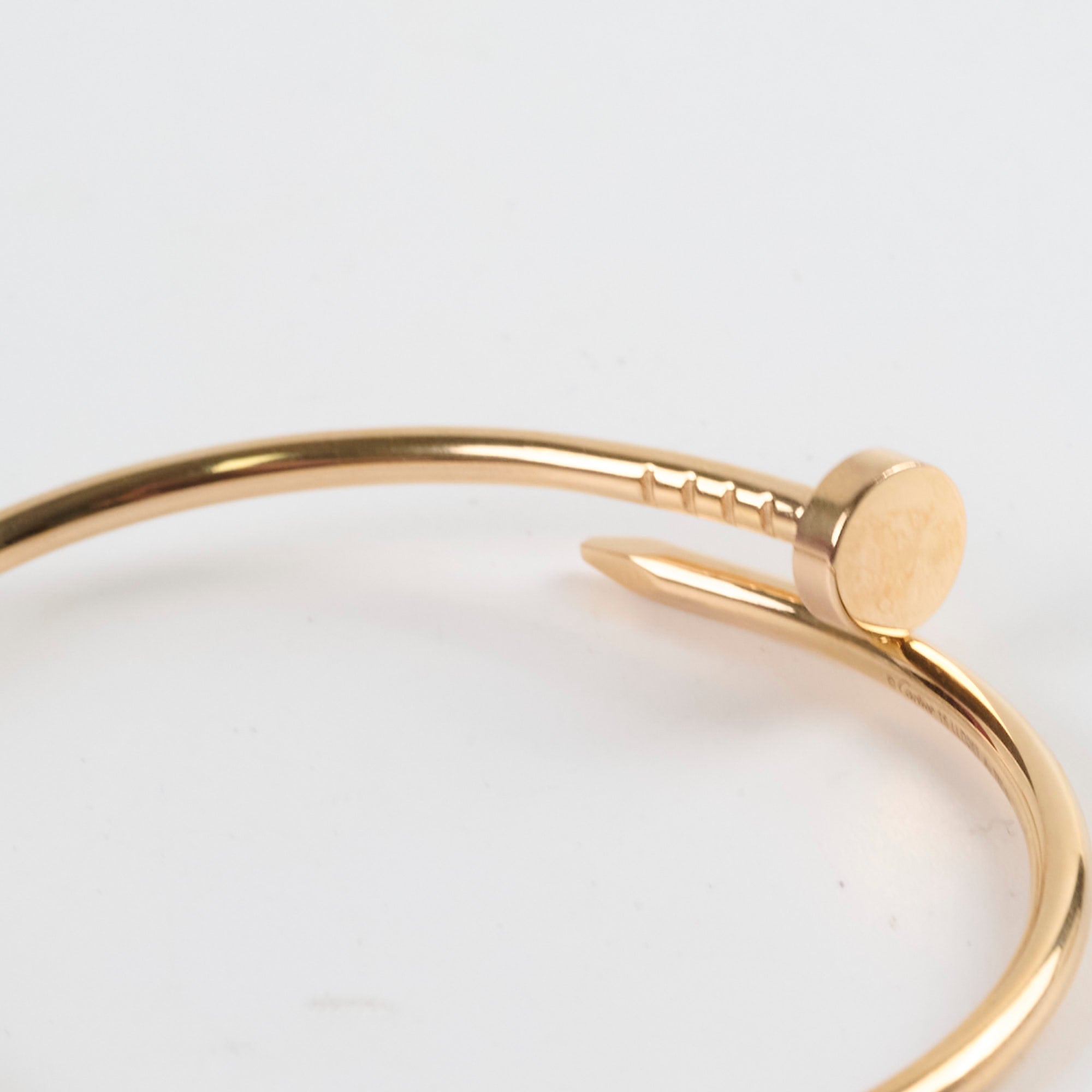 Cartier Juste Clou Small Model Bracelet Size 15 - 18K Rose Gold Luxury Jewelry for Women, Perfect for Gifts, Anniversaries & Special Occasions