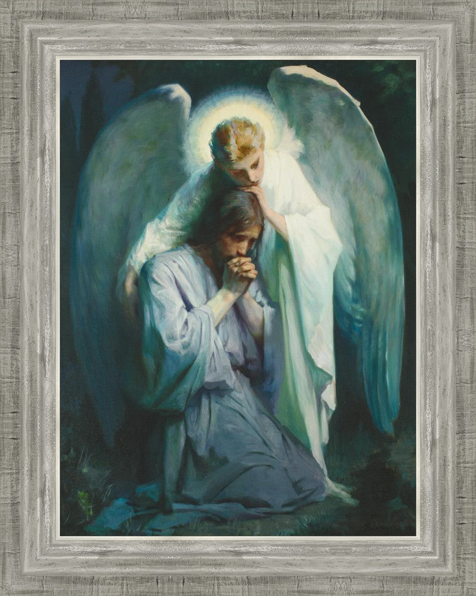 Agony in the Garden - Religious Art Print - Biblical Wall Decor for Home, Church & Office - Jesus Christ Prayer Scene - Christian Gift Idea