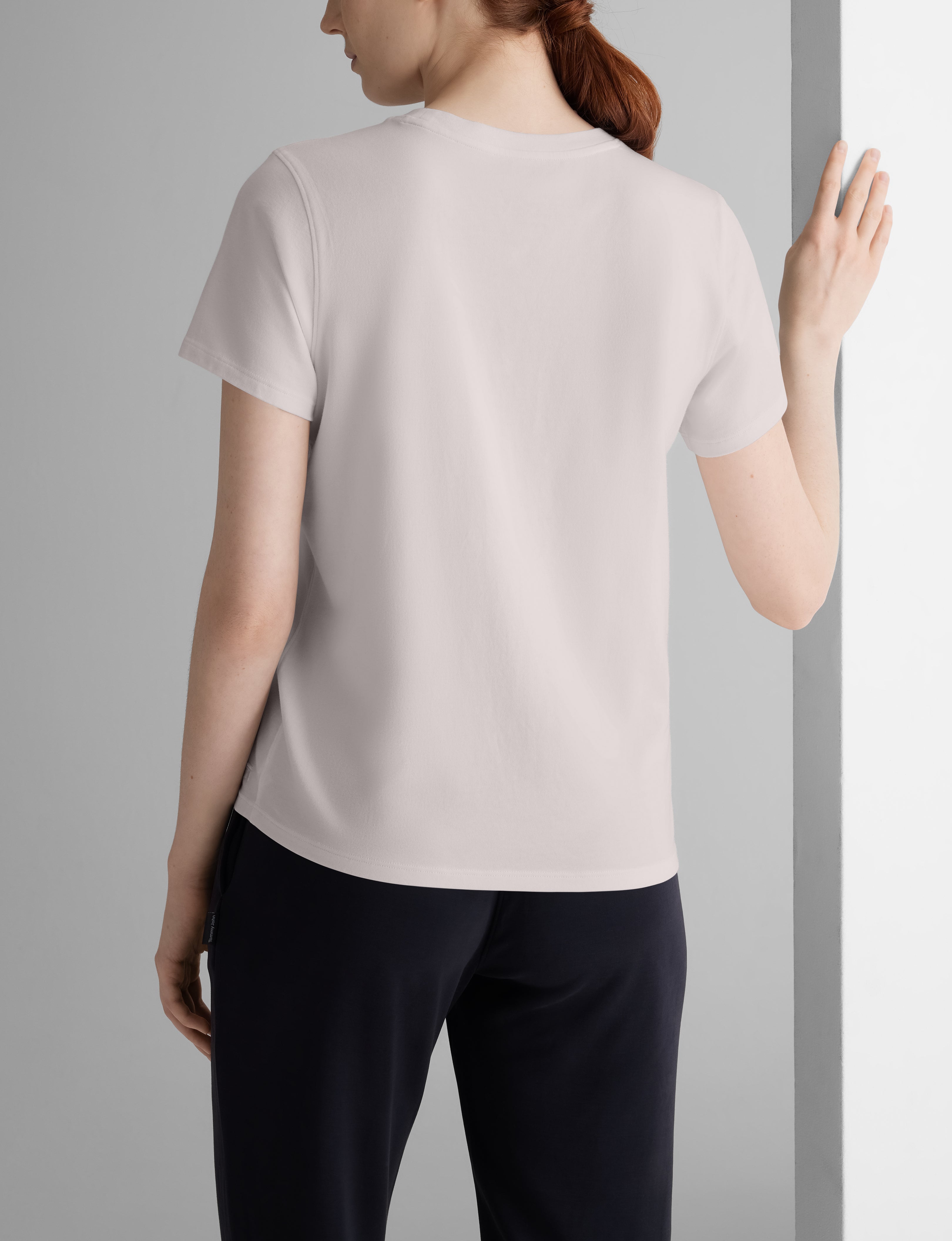 Women's Second Skin Crew Neck T-Shirt - Ultra Soft Stretch Basic Tee for Everyday Wear | Perfect for Layering, Casual Outfits & Lounge Wear