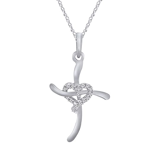 Heart Cross Pendant