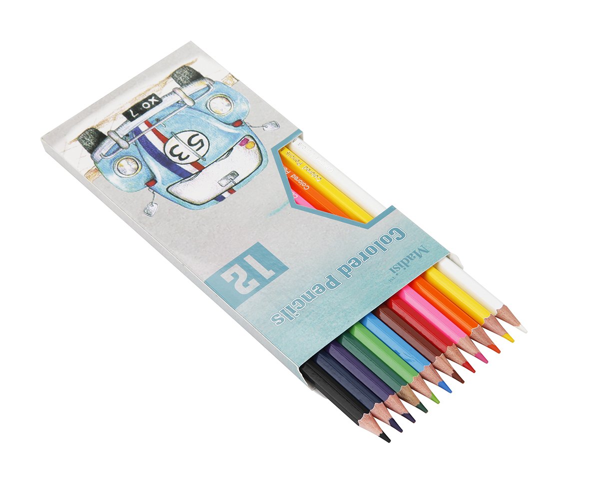 Madisi Colored Pencils Bulk - 864 Pre-Sharpened Non-Toxic Art Supplies (72 Packs of 12) - Perfect for Classroom, Art Projects & Coloring Books