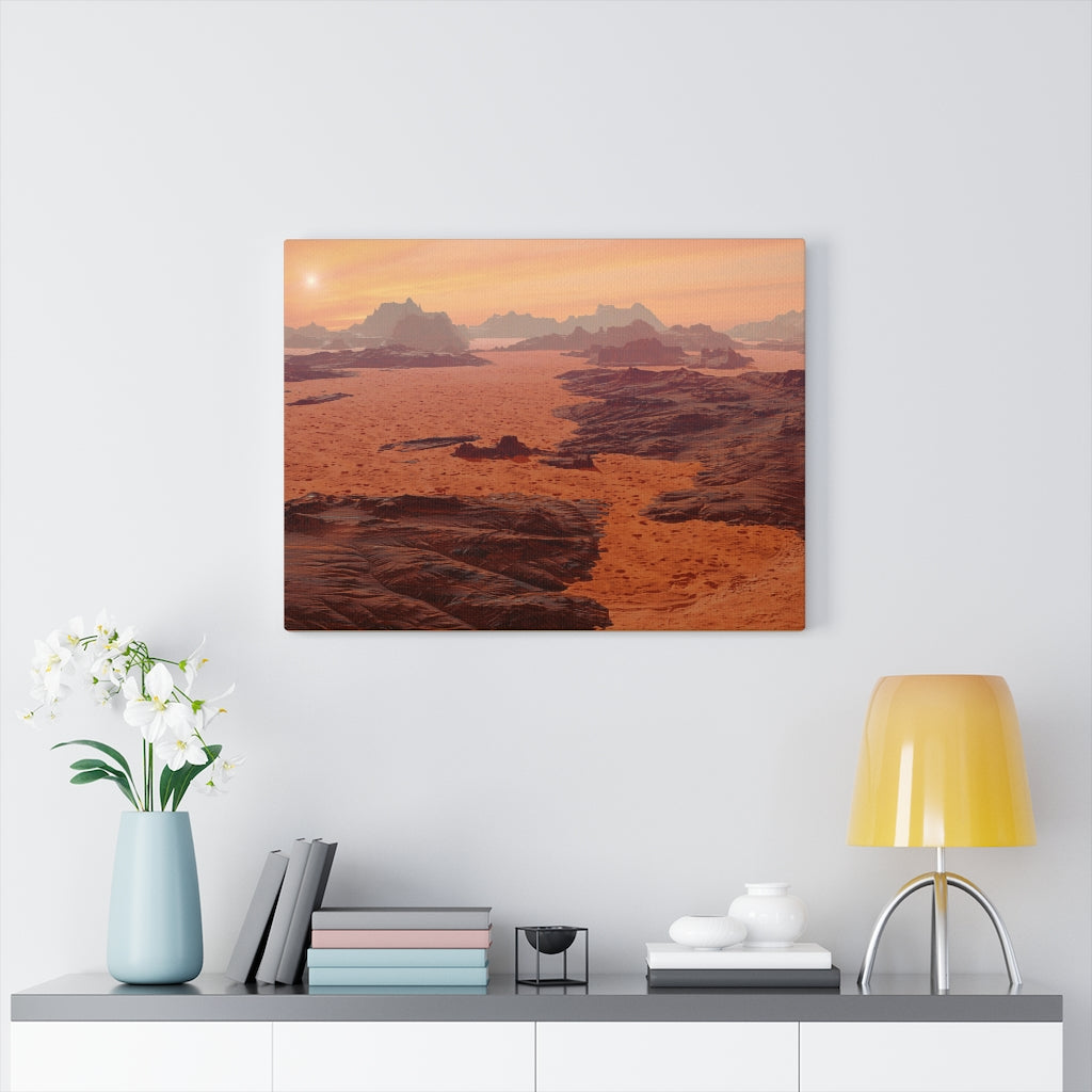 Desert Midwest Wall Art Canvas Print - Modern Home Decor for Living Room, Bedroom & Office - Ready to Hang