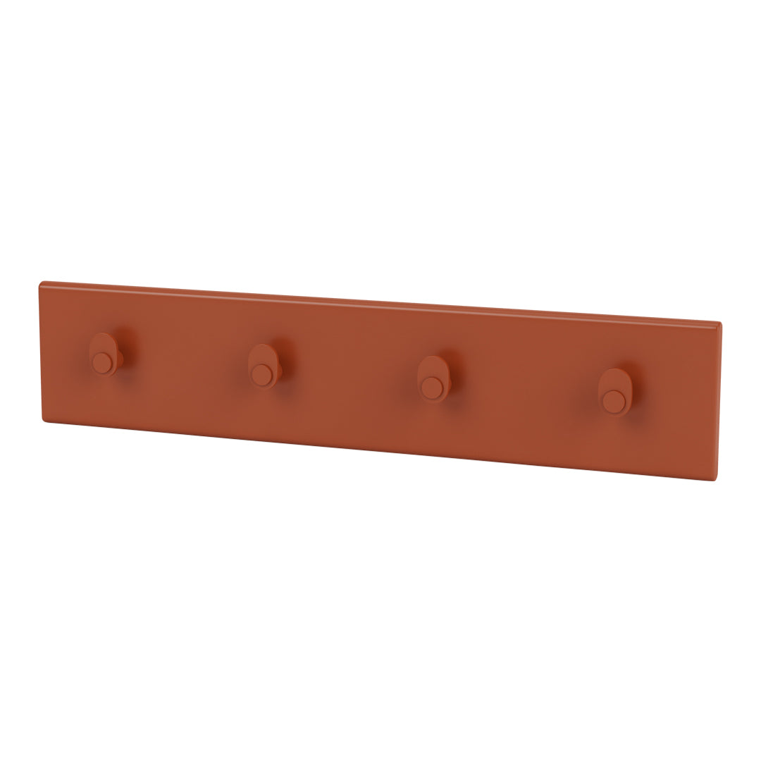 K812 Wall Mounted Coat Rack with 4 Hooks - Space Saving Entryway Organizer for Hats, Jackets & Bags