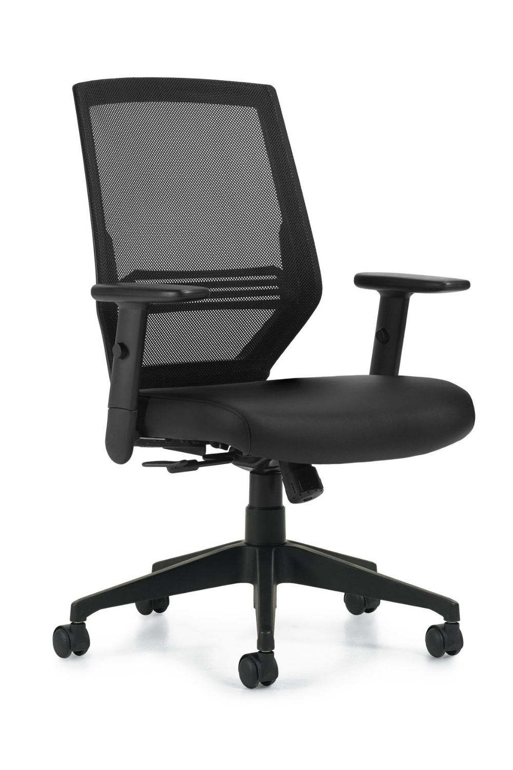 Mesh Back Tilter with Adjustable T Arms - Ergonomic Office Chair Accessory by Offices To Go (OTG12112B) | Perfect for Home Office, Gaming & Workspace Comfort