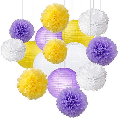Purples/White/Yellow