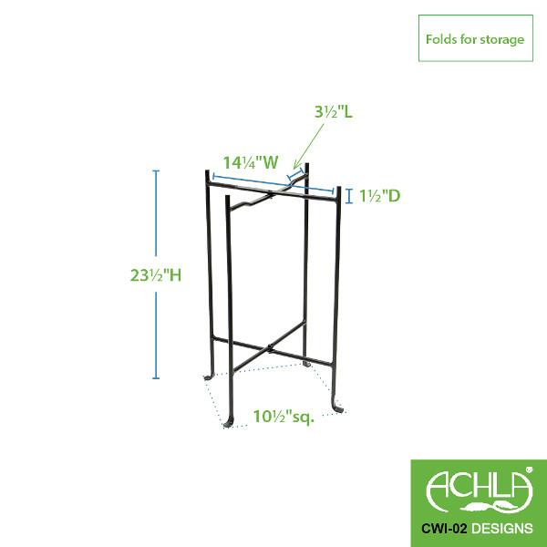 Achla Designs Folding Stand CWL - Portable & Adjustable Display Stand for Art, Photos, and Tablets - Perfect for Home Decor, Office Presentations, and Craft Shows