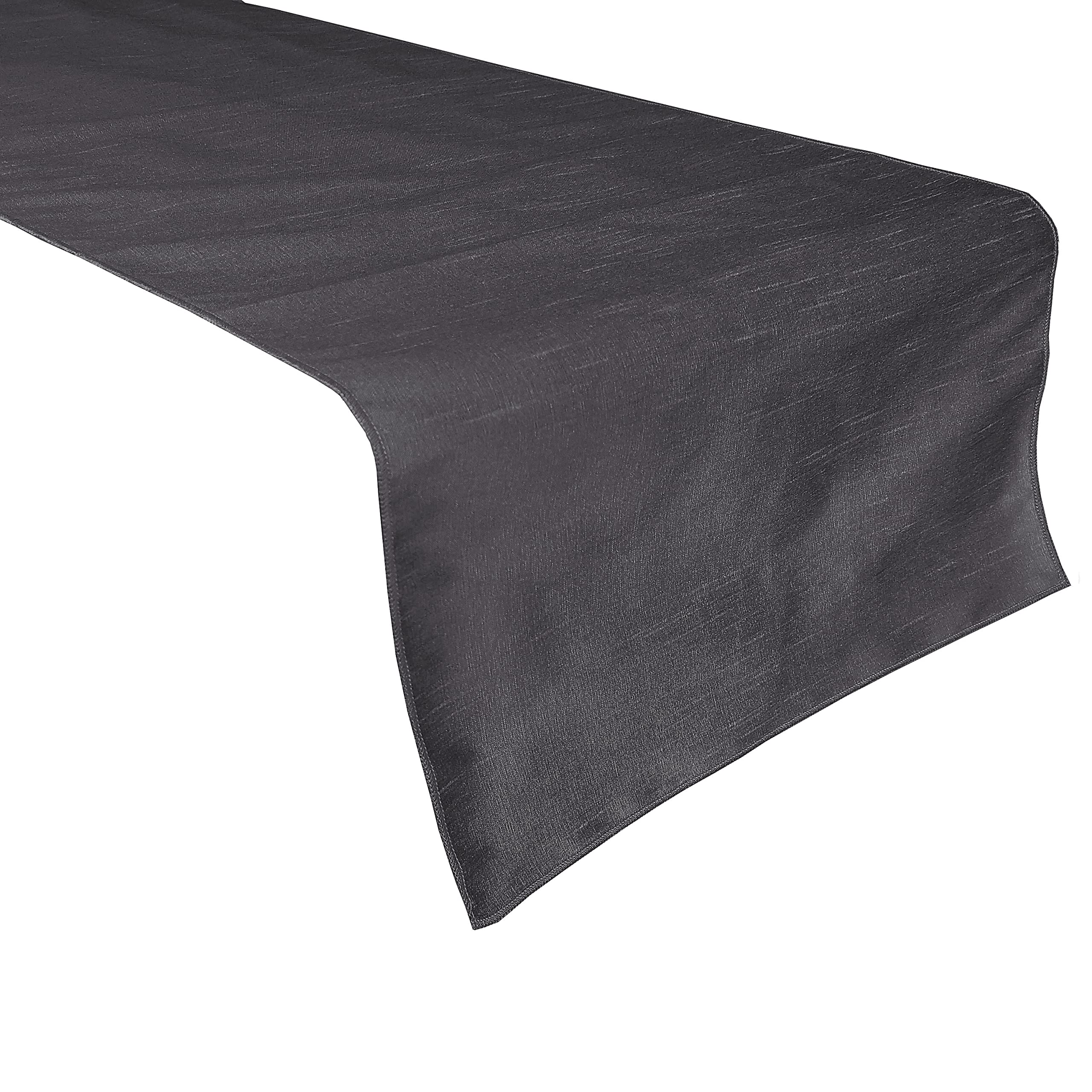 Premium Faux Silk Dupioni Table Runner - Elegant Home Decor for Kitchen, Bedroom, Dining Table - Perfect for Weddings, Events & Parties (12