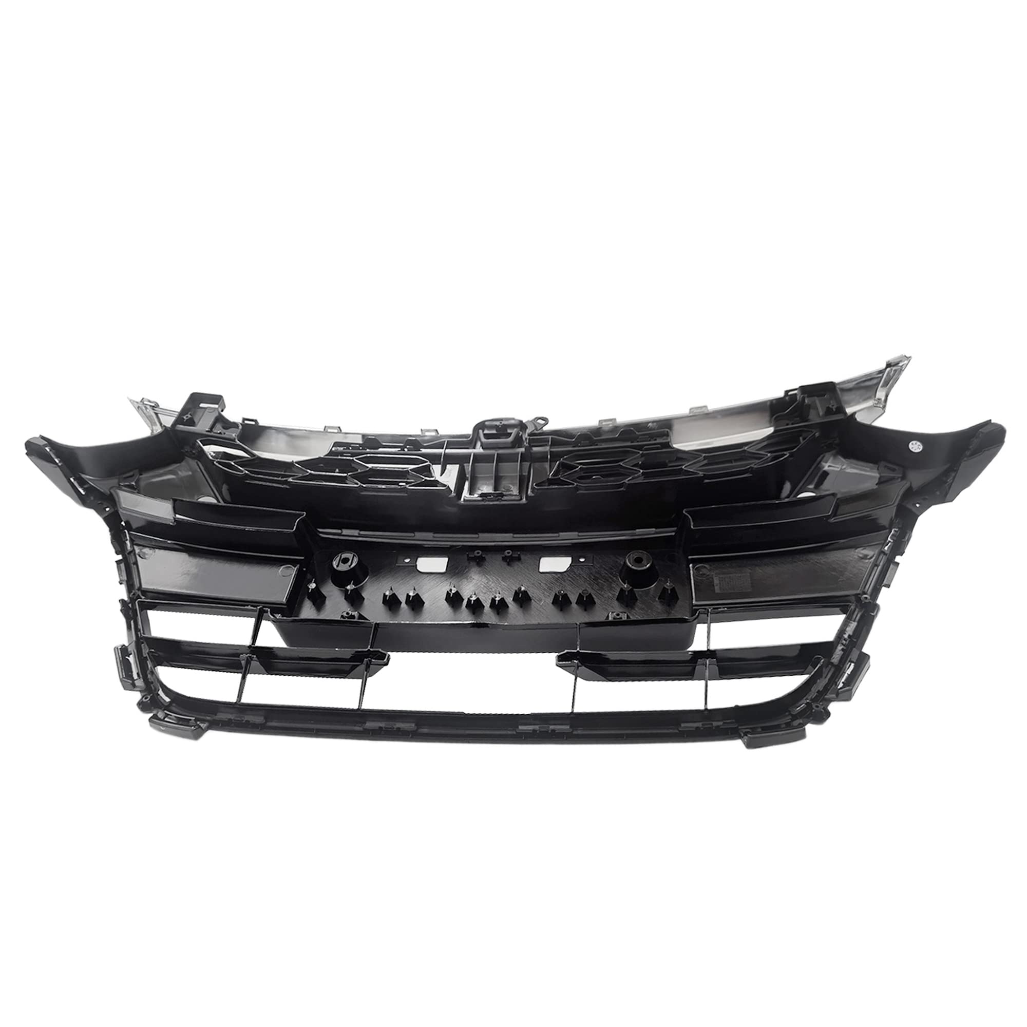 2018-2019 Honda Accord Front Bumper Grille - Black with Chrome Trim (Part #71111TVAA5) | Perfect for Car Upgrades & Replacement Parts