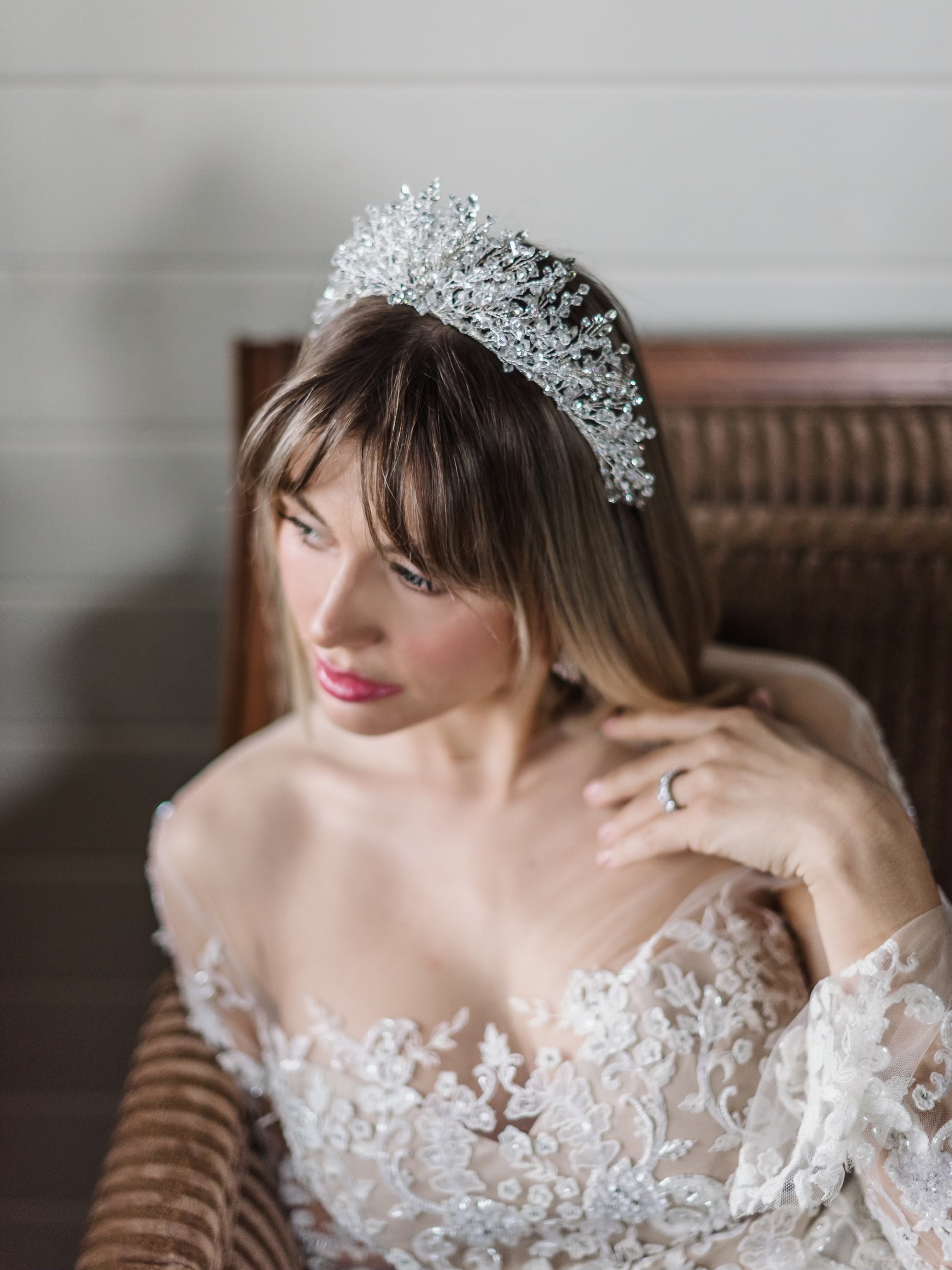 STACIA Austrian Crystal Tiara – Elegant Rhinestone Bridal Crown for Weddings, Prom, Pageants & Special Events | Sparkling Hair Accessory for Women & Girls