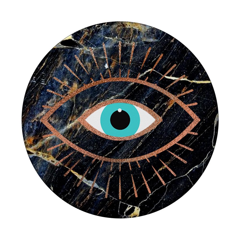 Evil Eye Black Rose PopSockets PopGrip - Swappable Phone Grip & Stand for iPhone, Samsung, Smartphones - Perfect for Protection, Style & Hands-Free Viewing