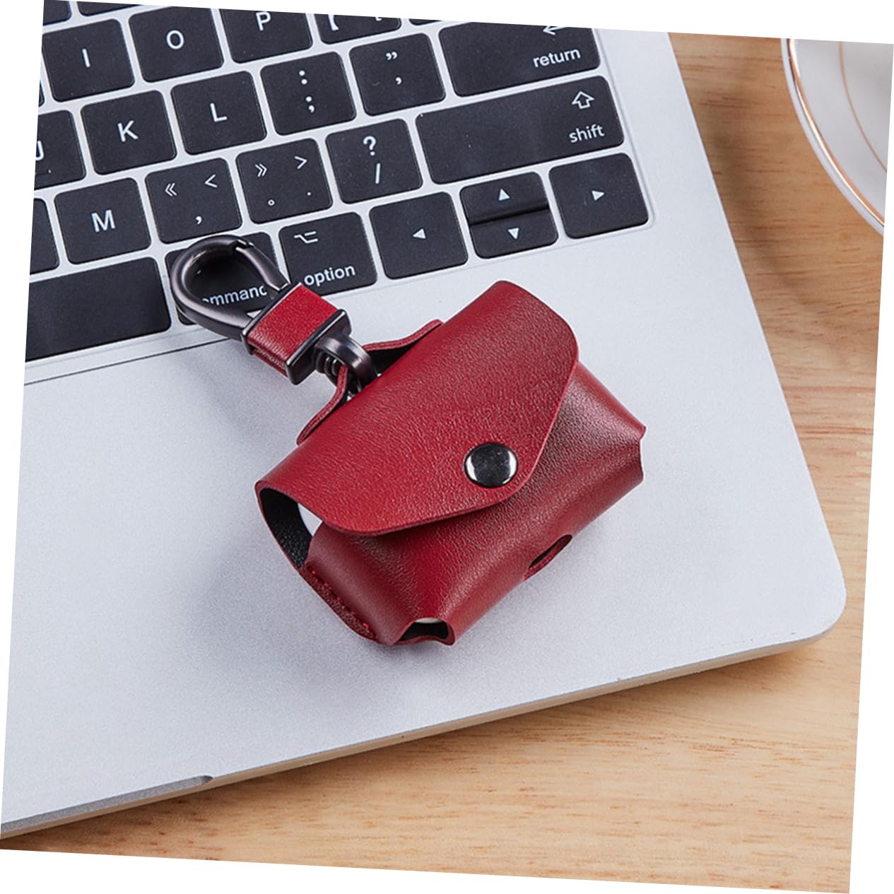 Jojofuny Genuine Leather Headphone Case - Protective Cover for Wireless Earbuds | Travel Storage & Daily Use Accessory