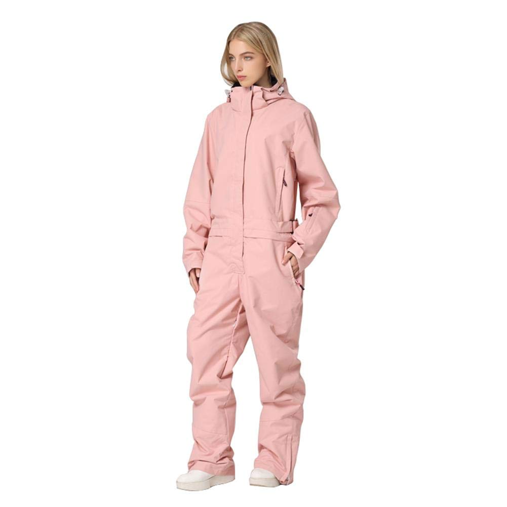 HOTIAN Women's Waterproof Ski Suit One Piece Jumpsuit - Winter Snowboard Overalls for Outdoor Snow Sports | Perfect for Skiing, Snowboarding & Winter Adventures