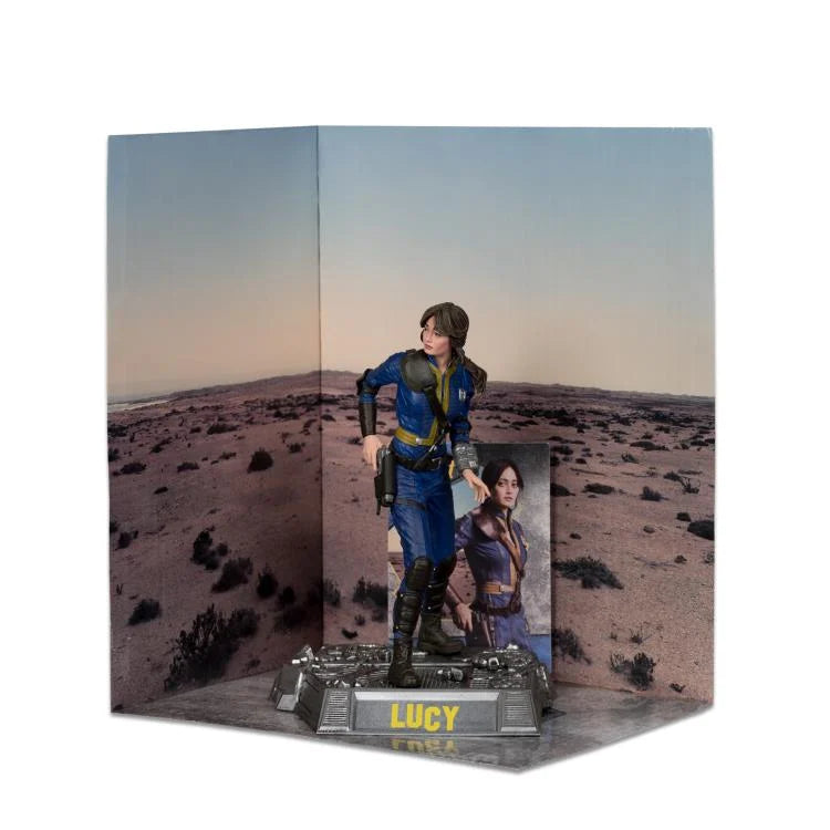 Fallout Movie Maniacs Lucy Limited Edition Collectible Action Figure - Perfect for Gaming Displays, Movie Memorabilia Collections & Post-Apocalyptic Decor