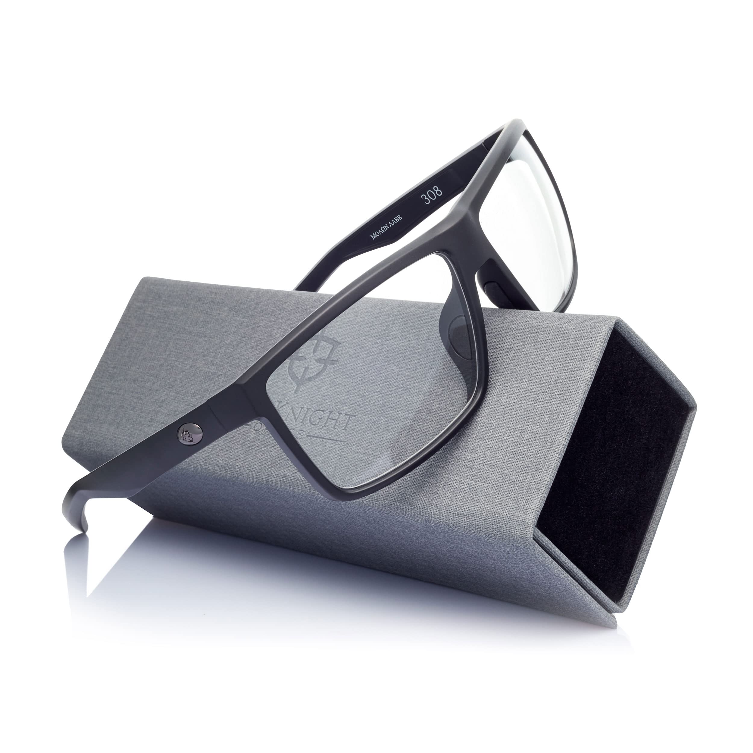 FortKnight Optics 308 Premium Shooting Glasses with ZEISS Lenses - Tactical & Ballistic Safety Eyewear for Range Shooting, Hunting, and Outdoor Sports (Small/Medium Fit)