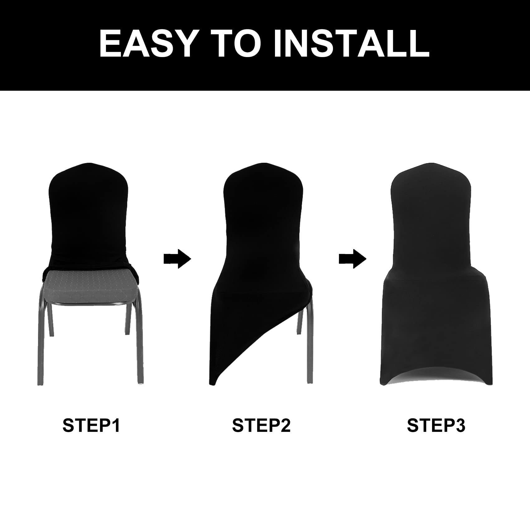12PCS Spandex Stretch Chair Covers - Washable & Removable Slipcovers for Living Room, Party, Banquet, Wedding & Hotel Events (Willow Green) - Perfect for Home Decor, Event Styling & Furniture Protection