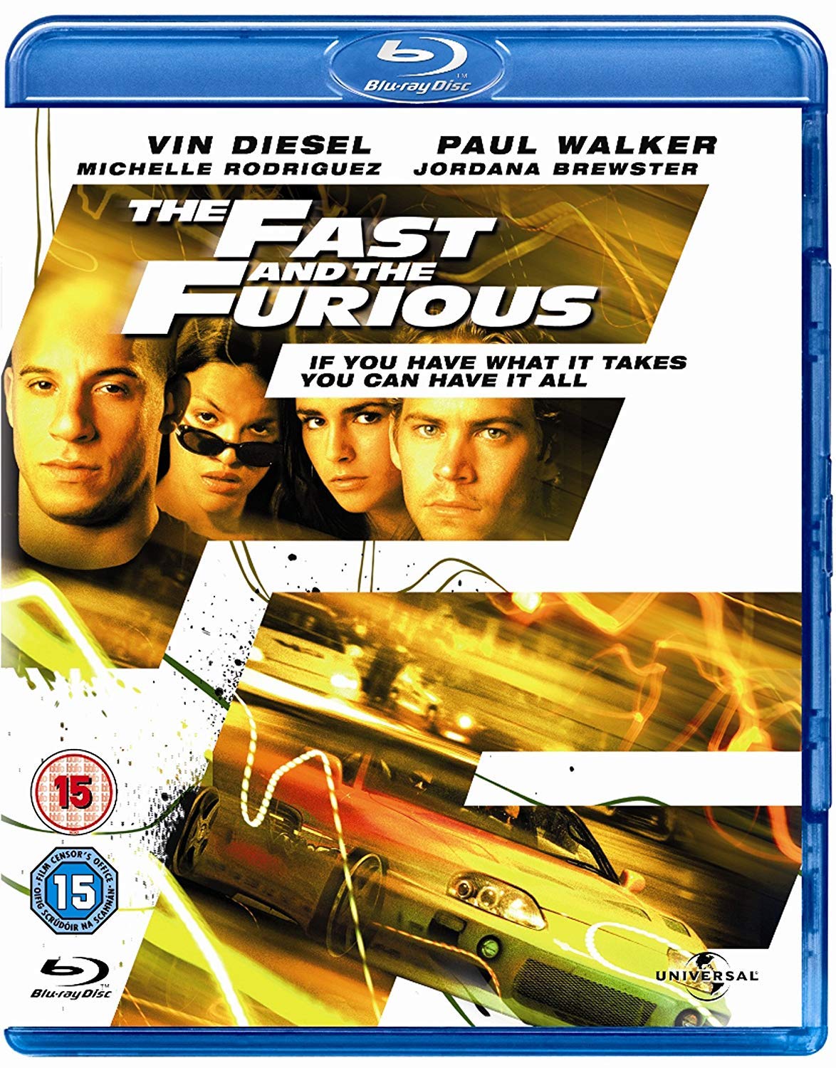 Fast & Furious Blu-ray Movie - Region Free DVD - High-Speed Action Film for Movie Nights & Car Enthusiasts