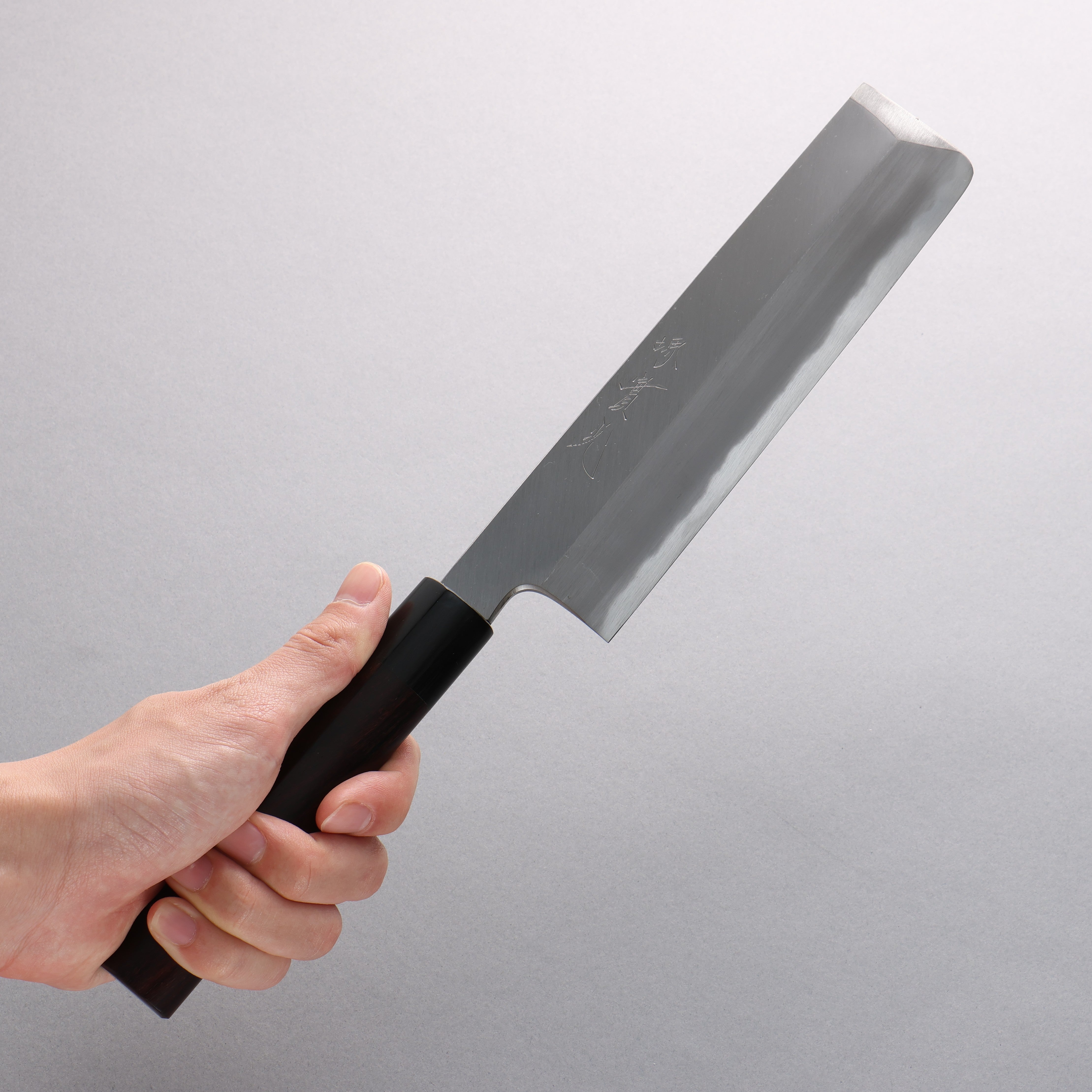 Premium Jikko White Steel No.2 Usuba Knife 195mm - Japanese Professional Chef Knife with Shitan Handle - Perfect for Sushi, Vegetables & Precision Cutting