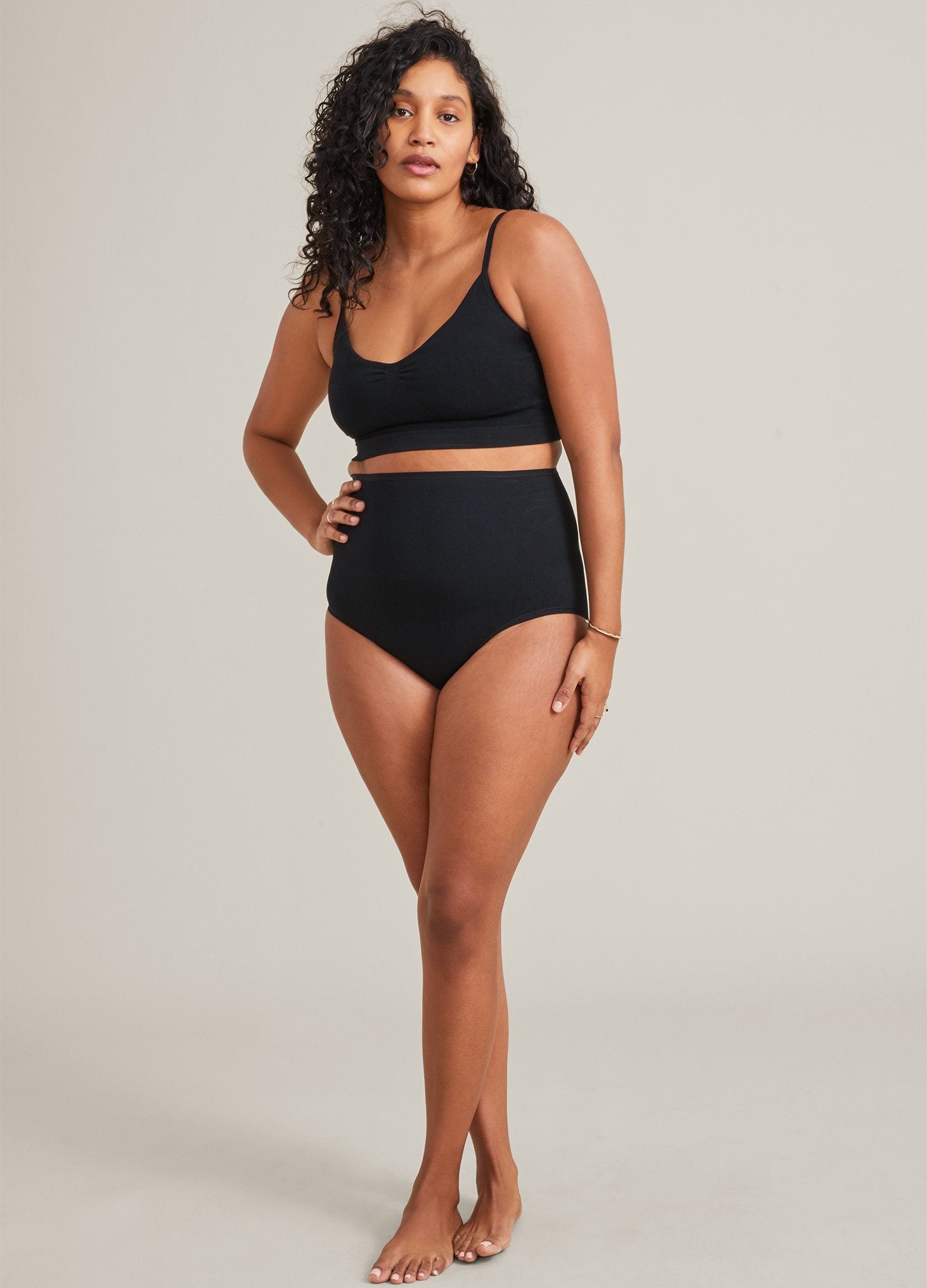 Seamless Belly Brief for Women - High Waisted Tummy Control Underwear - Comfortable & Breathable Shapewear for Everyday Wear, Postpartum, Workout & Special Occasions