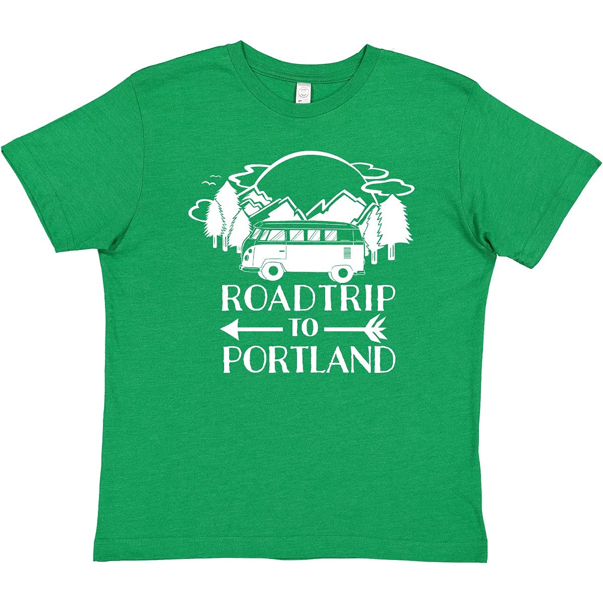 Inktastic Road Trip to Portland Youth T-Shirt - Comfortable Kids Travel Shirt for Vacation, Family Trips & Adventure Outfits
