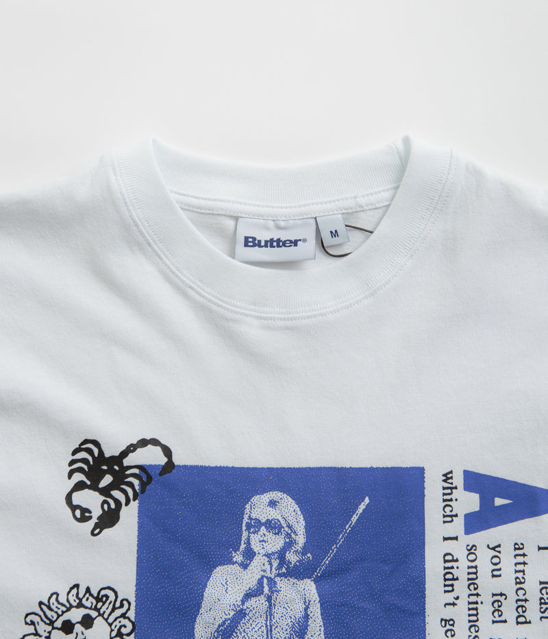 Butter Goods Certain Feeling T-Shirt - White | Comfortable Cotton Tee for Casual Wear & Street Style