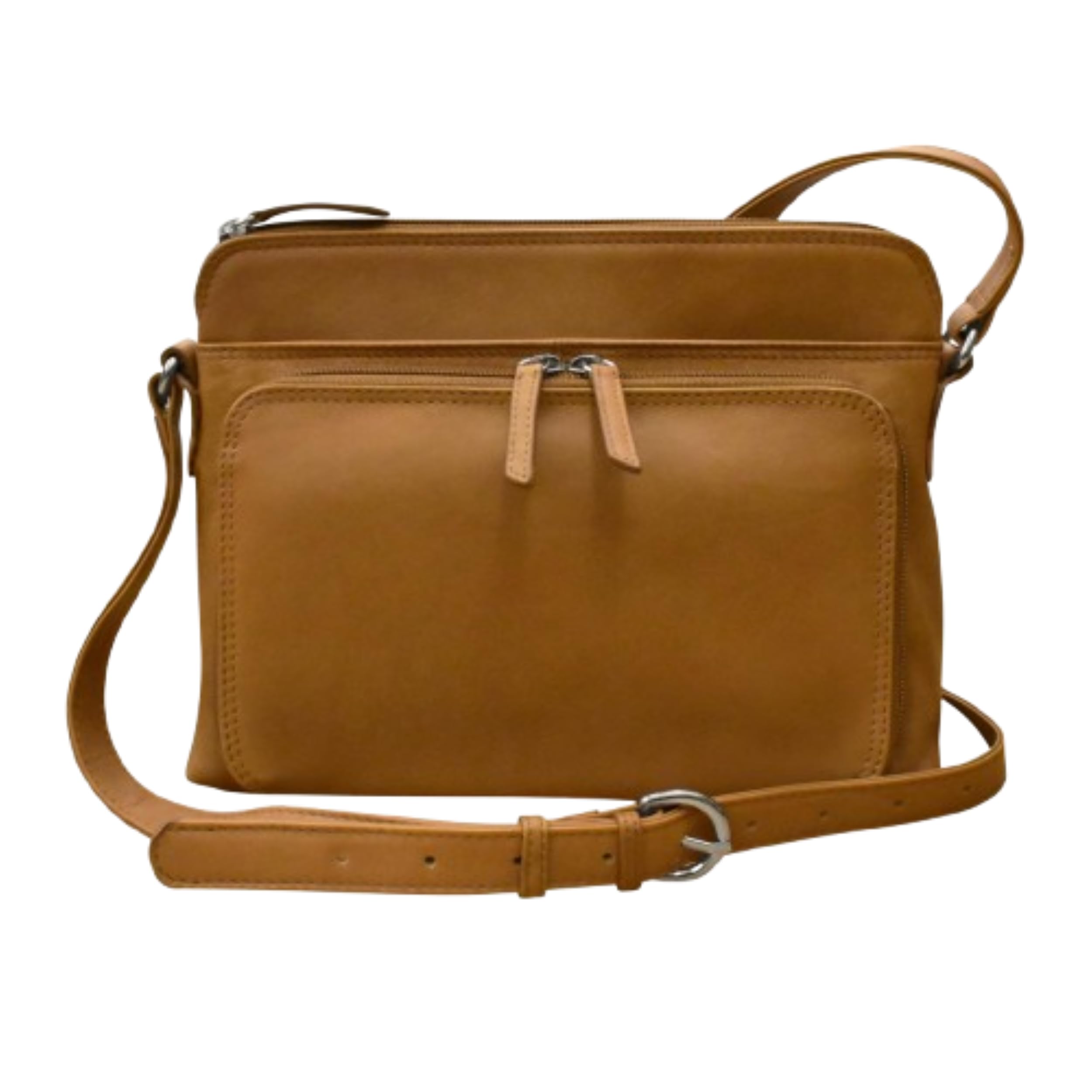 Premium Genuine Leather Crossbody Bag for Women - RFID Blocking Shoulder Purse with Adjustable Strap | Ideal for Travel, Work & Everyday Use | New York Style Handbag Organizer
