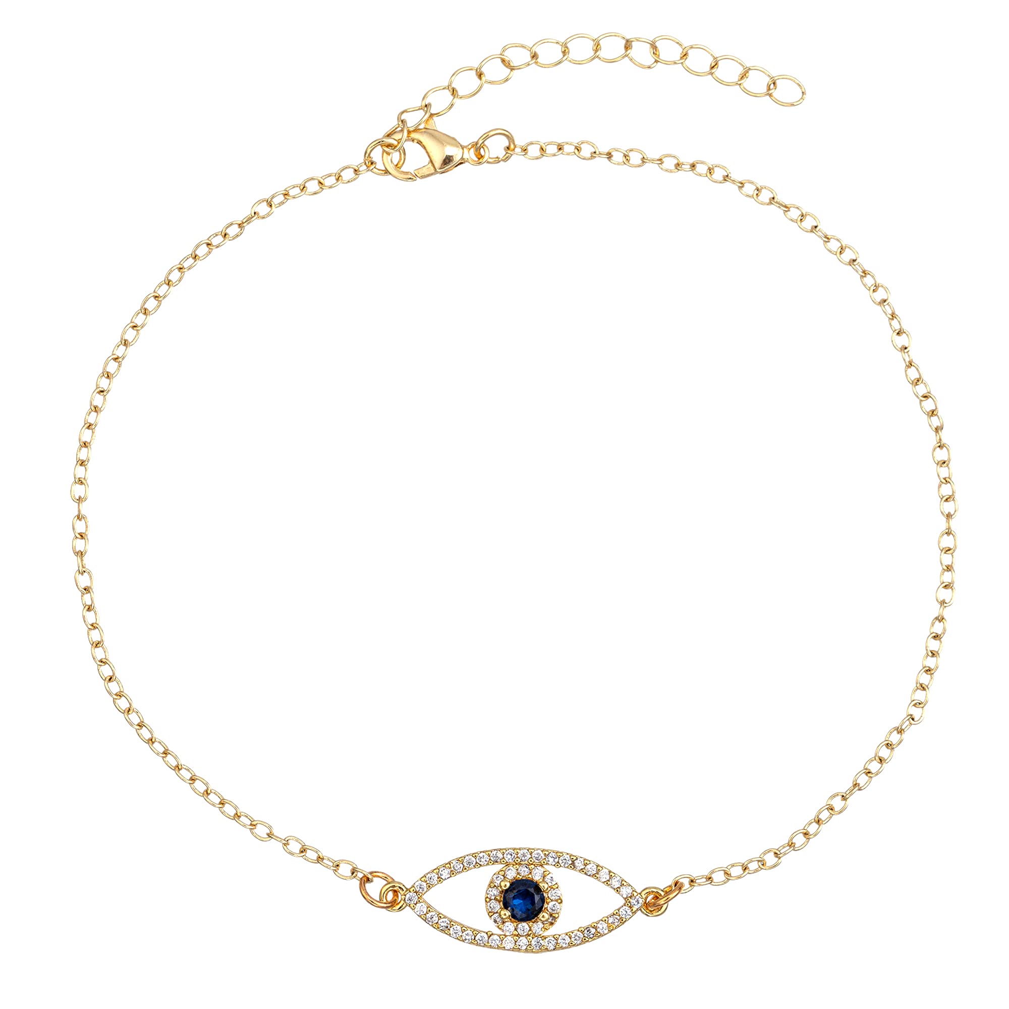 14K Gold Plated Dainty Anklet for Women & Teen Girls - Elegant Summer Beach Ankle Bracelet Waterproof Jewelry - Perfect for Vacation, Wedding, Party & Daily Wear