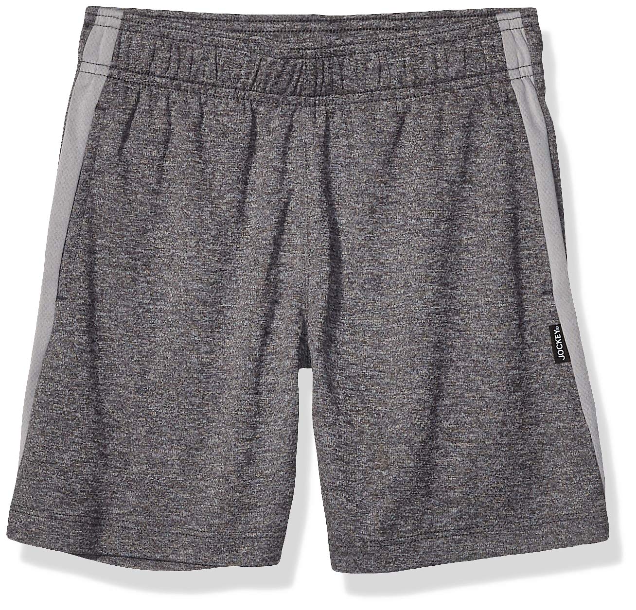 Jockey Boys' Heathered Mesh Active Shorts - Comfortable Athletic Shorts for Kids, Running, Gym & Play - Breathable & Lightweight for Sports & Outdoor Activities