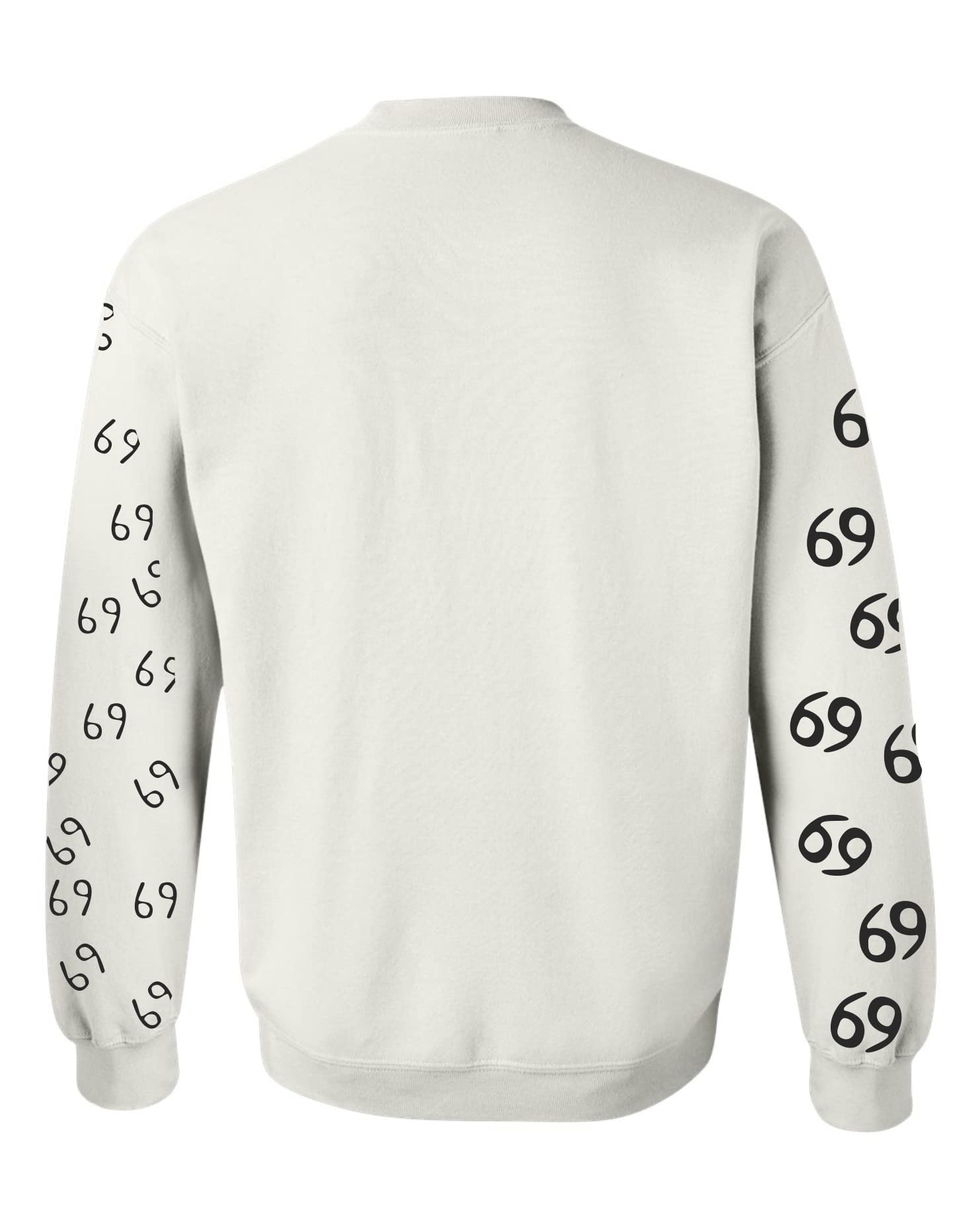 ALLNTRENDS 69 Tattoos Graphic Print Crewneck Sweatshirt for Men & Women | Trendy Streetwear Fashion | Perfect for Casual Outfits, Concerts & Urban Lifestyle