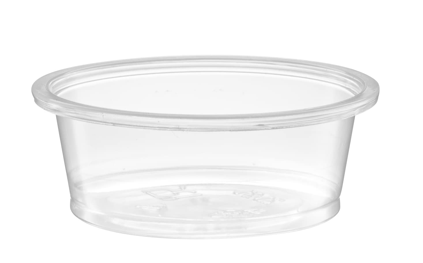 1.5 oz (200 Count) Clear Disposable Plastic Portion Cups - No Lids, Mini Containers for Portion Control, Jello Shots, Meal Prep, Sauces, Crafts & More | Perfect for Parties, Catering, Restaurants & Home Use
