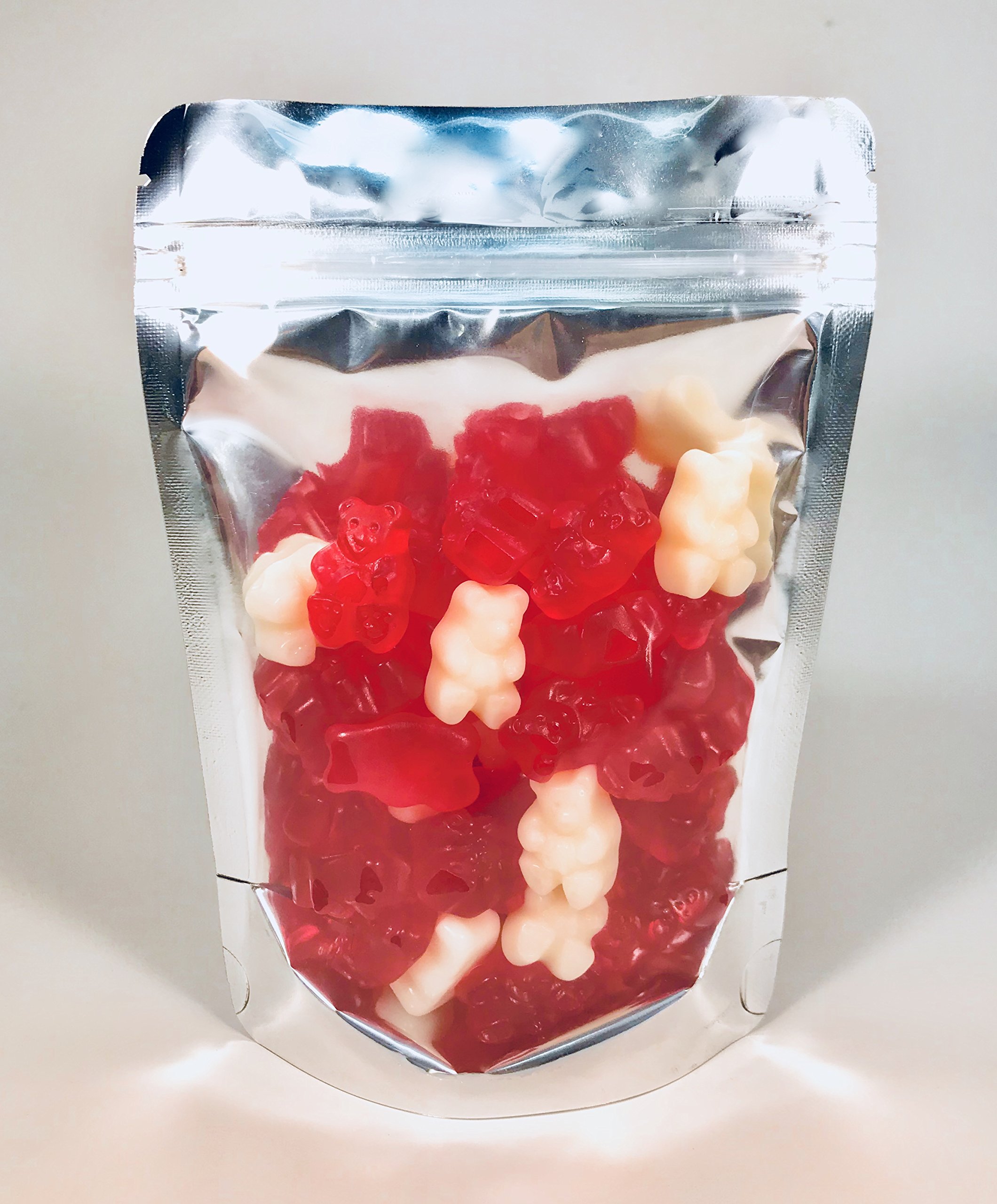 50 Pack Smell Proof Resealable Mylar Bags 4.5