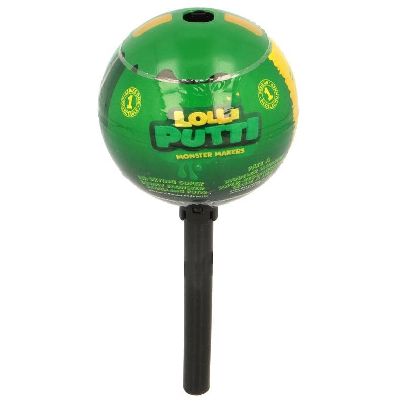 Keycraft 9033549 Lolli Putti Monster Maker Putty - Pack of 12, Fun Sensory Play Dough for Kids, Creative DIY Slime Toy for Stress Relief & Party Favors, Perfect for Classroom Activities & Birthday Gifts