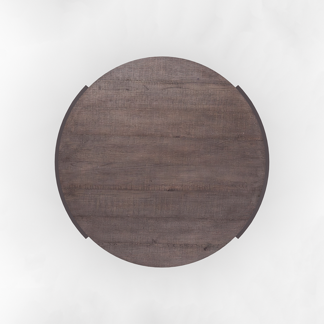 Modern Round Cocktail Table - Stylish Glass Top Coffee Table for Living Room, Lounge & Patio | Perfect for Entertaining & Relaxing